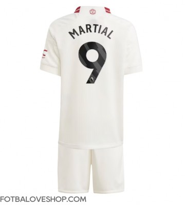 Manchester United Anthony Martial #9 Dětské Alternativní Dres 2023-24 Krátký Rukáv (+ trenýrky)